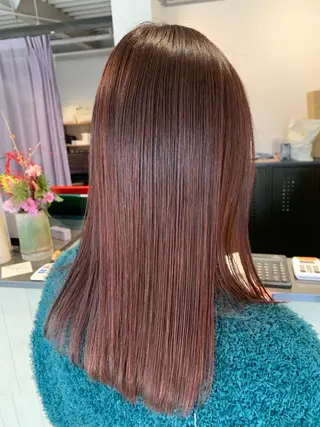 カラー 園田 朱理のヘアスタイル