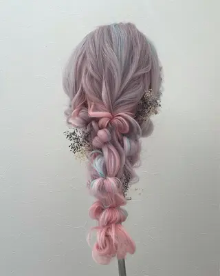 ロング 中山 郁恵のヘアスタイル