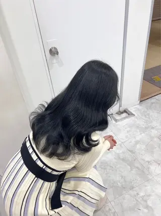 ロング カラー 韓国トレンドヘア🤍 Chima🤍のヘアスタイル