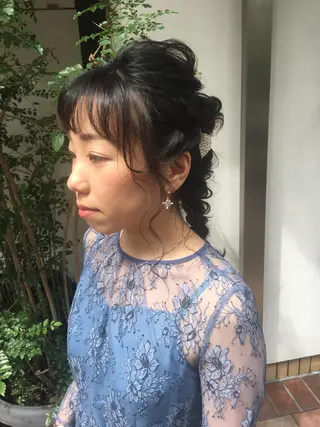 セミロング 早稲田 千尋のヘアスタイル