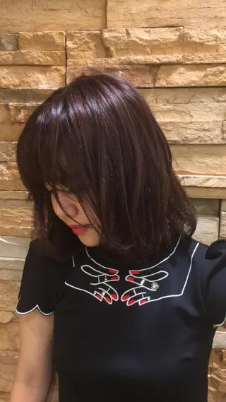 ショート 顔周りの垢抜けヘア 立山愛梨のヘアスタイル