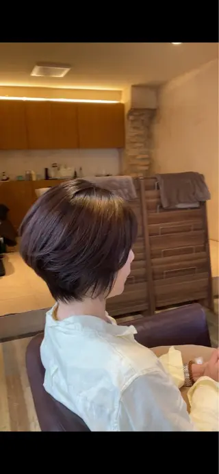 ショート 似合わせカットカラー 望月一生のヘアスタイル