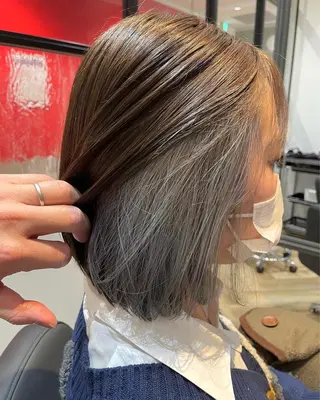ショート カラー 大橋 拓実のヘアスタイル
