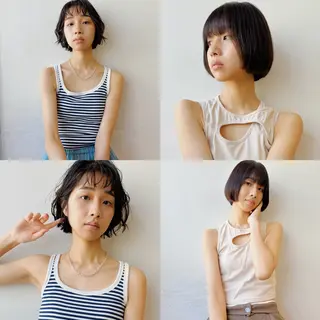 ショート ボブ/ミディアム 親しみやすさ/さくらのヘアスタイル