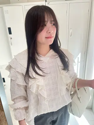 ロング カラー 髙橋奈緒子 ⭐︎newi京橋のヘアスタイル