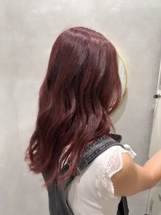 セミロング カラー 小寺 唯希のヘアスタイル