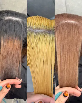 ミディアム カラー きぃちゃん/カラー 特化/いろあそび🦋のヘアスタイル