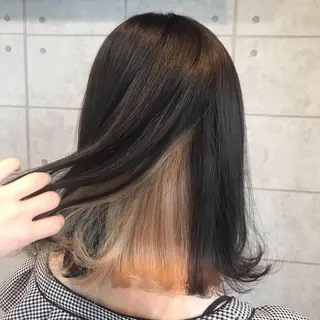 ショート カラー ヘアアレンジ 烏丸韓国ヘア🇰🇷 ayaka🎀のヘアスタイル
