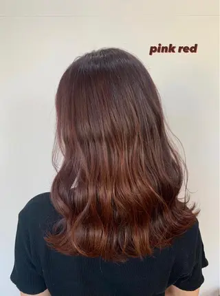 セミロング カラー Nagisa🥥🧡 南森町駅 徒歩30秒のヘアスタイル