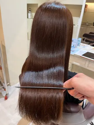 ロング カラー 髪質改善/縮毛矯正 seiyaのヘアスタイル