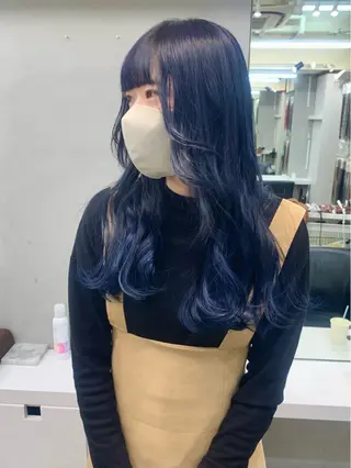 セミロング カラー ヘアアレンジ 個性爆弾💣 ダブルカラー/ゆかのヘアスタイル