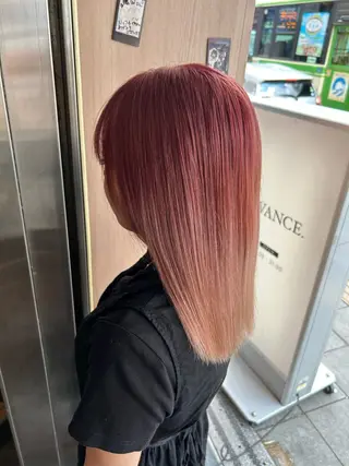ミディアム 【ブリーチ無しW】 【暗髪&暖色系】圭真のヘアスタイル