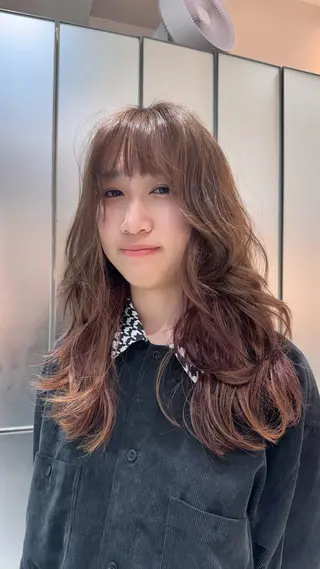 ロング カラー ルナ/モデル募集🎀 /バレイヤージュのヘアスタイル