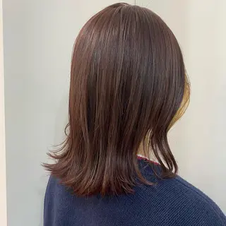 ミディアム カラー 🪭risa 暖色/レイヤー🪭のヘアスタイル