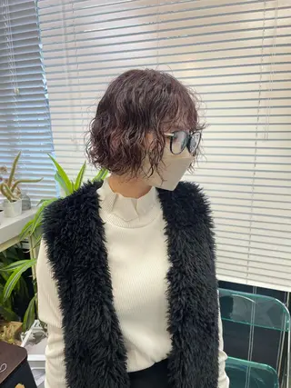 ショート パーマ ヘアアレンジ 早瀬裕之 パーマのヘアスタイル