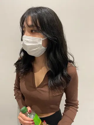 ロング カラー 狩野 羅夢のヘアスタイル