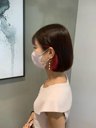 ショート カラー ㅤㅤㅤㅤㅤㅤㅤㅤㅤㅤ 彩衣のヘアスタイル