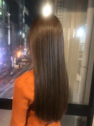 ロング カラー 髪質改善&ブリーチ 伊勢 祐一郎のヘアスタイル