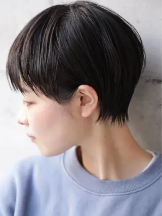 ショート レディースパーマ モデル募集RIKOのヘアスタイル
