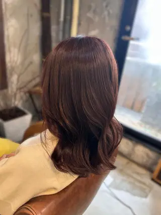 セミロング カラー Kaori / P’s 渋谷のヘアスタイル