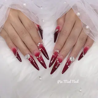 ネイル HANA 長さだしのネイルデザイン