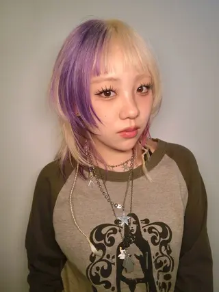 カラー 鳥居 未椰のヘアスタイル