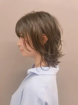 ミディアム パーマ ヘアアレンジ 💖艶と似合わせ💖 カラーカット💖のヘアスタイル