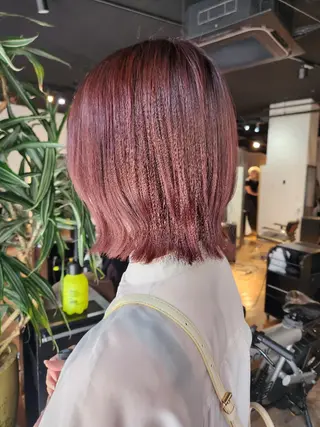 ショート カラー ハヤシ マユ ✂ 府中美容室のヘアスタイル