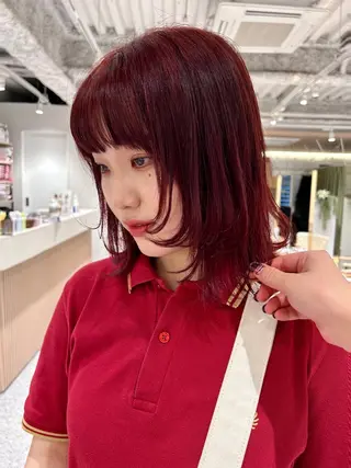 ミディアム hair&eye🎀 /momoKaのヘアスタイル