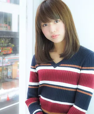 ミディアム カラー CANVAS.美髪 MOMO.ヘッドスパのエステ・リラクイメージ