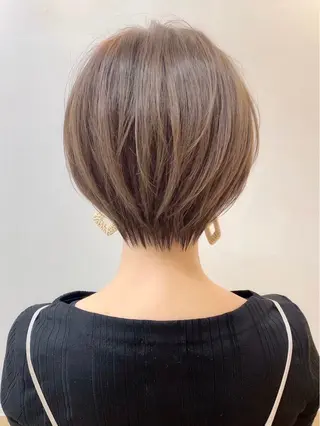 ショート ショート/ 似合わせカットモカのヘアスタイル