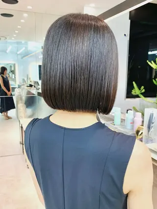 ショート 縮毛矯正/韓国ヘア /ブリーチ/ヒロのヘアスタイル