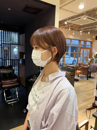 ショート カラー miku 三ノ輪のヘアスタイル