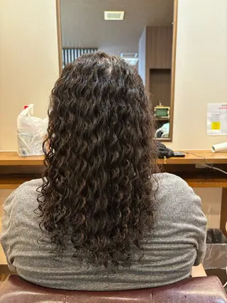 ロング パーマ パーマ特化美容師 ナガイのヘアスタイル