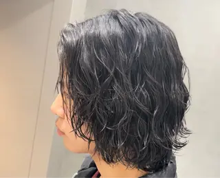 ロング パーマ ヘアアレンジ メンズ fifth 石川 凪のヘアスタイル