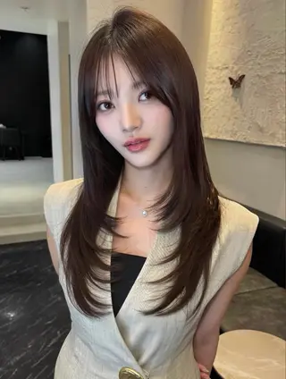 ロング カラー 透明感カラー×艶🤍 🌟YOSHIKIのヘアスタイル