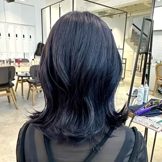 セミロング 韓国ヘアメンズ・レデ ィース特化ミクのヘアスタイル