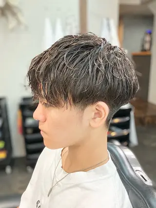 ショート パーマ メンズ メンズ/ケアパーマ /hayashiのヘアスタイル