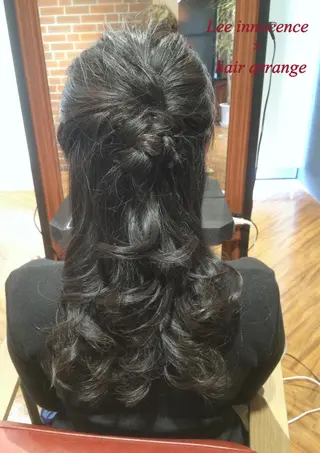 ミディアム セミロング ロング カラー ヘアアレンジ カラー/髪質改善スペ シャリスト宮本　伸一のヘアスタイル
