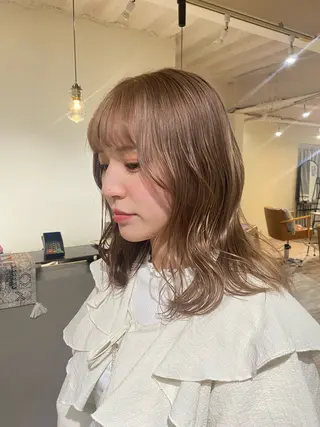 ミディアム 美髪矯正/髪質改善 🫧山﨑　真歩🫧のヘアスタイル