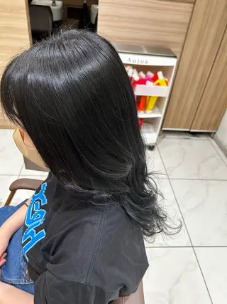 ロング 縮毛募集中🔥 小平悠人のヘアスタイル