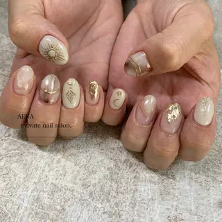 ネイル AERA nail shino🐱⸝꙳のネイルデザイン
