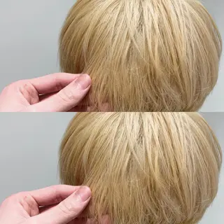ショート カラー メンズ ハイトーン特化 川井優汰のヘアスタイル