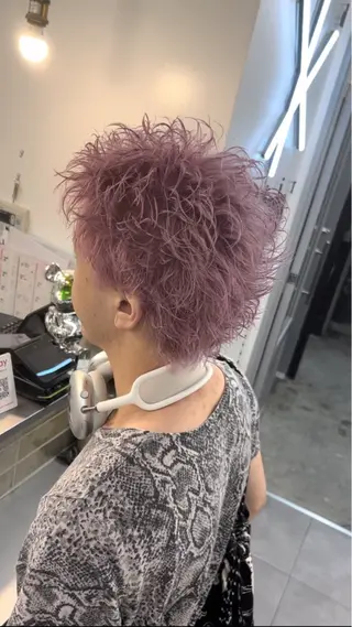 ショート カラー メンズ ハイトーン特化🌟 カワシマシュンスケのヘアスタイル