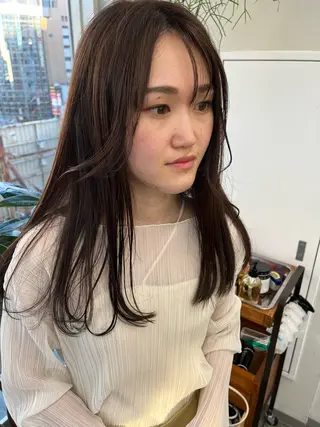 ロング カラー タケ/ボブショート モデル募集のヘアスタイル