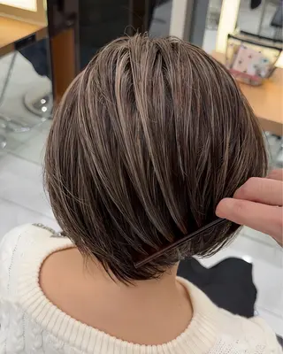 ショート カラー ショート/ハイライト 無料‼️愛斗のヘアスタイル