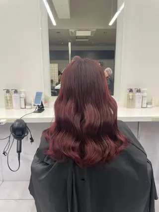 ロング カラー ヘアアレンジ 💗横浜美容室 💗HARUNAのヘアスタイル