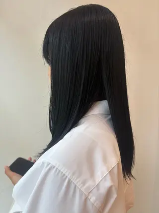 セミロング 淀 小南津のヘアスタイル