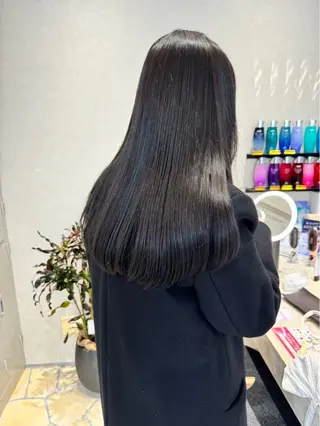 ロング カラー 吉原 星稀のヘアスタイル