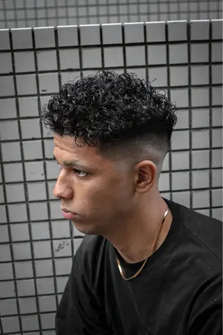 ショート カラー パーマ メンズ 💈men's💈 satoru中目黒のヘアスタイル